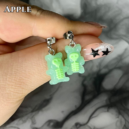 Skelly Bear Earrings