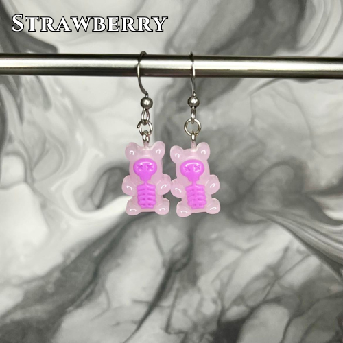 Skelly Bear Earrings