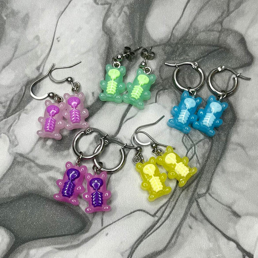Skelly Bear Earrings